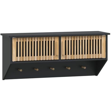 Armadietto da parete in legno per medicinali con ante in vetro, installazione senza trapano, ideale per bagno, cucina, lavanderia, camera da letto, salvaspazio