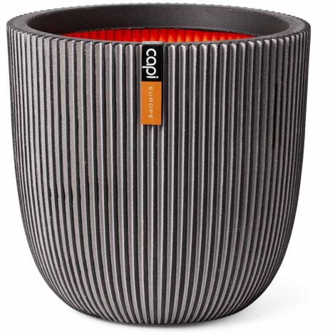 Fioriera Groove 35x34 cm Antracite Capi
