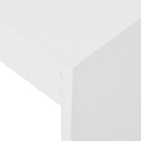 Tavolo da Bar con Ripiano Bianco 110x50x103 cm vidaXL - Bianco