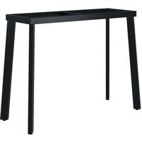 Base per tavolo 80x72 cm verniciatura a polvere nero Telaio per tavoli gambe tavolo