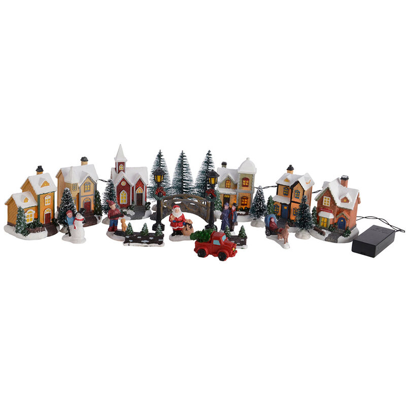 PUEBLO NAVIDEÑO 2xAA NO INCLUIDAS
