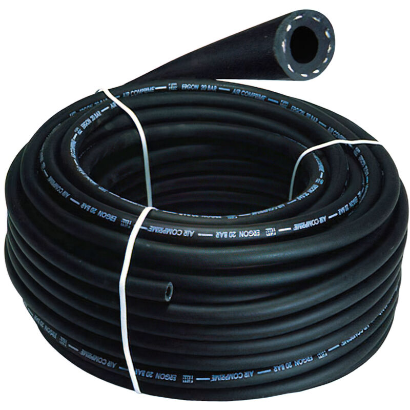Manguera Aire Comprimido Negro   6x14mm. 20 bares Rollo 50 metros