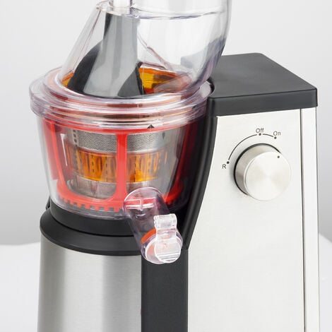 H.Koenig GSX18 - Licuadora para fruta y verdura de prensado en frio,  extractor de jugos vertical