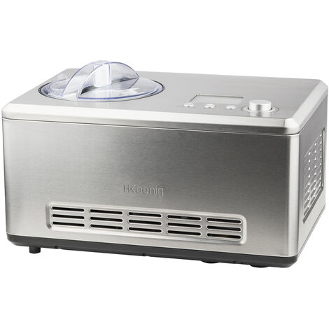 HKoenig HF320 Máquina para Hacer Helados, 180 W, Acero Inoxidable
