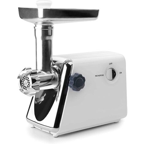 Lacor - 69369 Máquina picadora De Carne. 3 tamaños de corte. Color Gris. Libre de BPA. Desmontable.