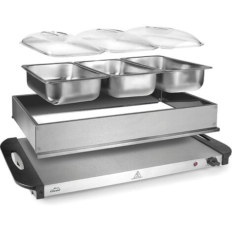 Lacor - Calentador De Platos, Acero Inoxidable (1/4)