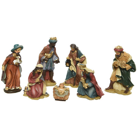 SET DE 7 FIGURAS PARA BELEN 9cm