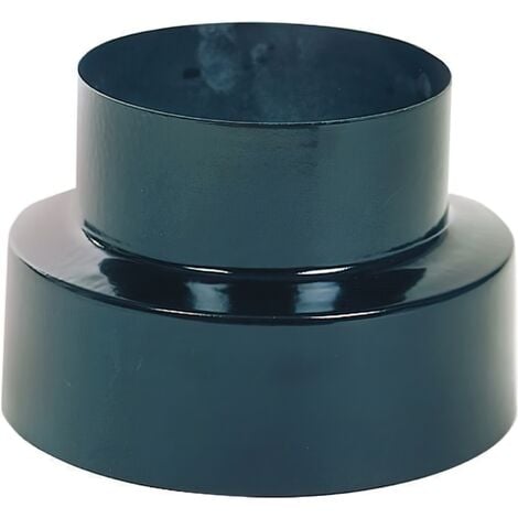 ReducciÃ³n Estufa Vitrificado Color Negro de 150 a 120 mm.