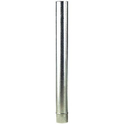 Wolfpack Tubo Estufa Acero Galvanizado  120 mm, Ideal Estufas de LeÃ±a, Chimenea, Alta resistencia, Conducto Humos