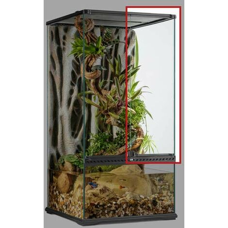 Puertas de cristal de repuesto para terrario Exo Terra 45x45x90cmPT2606