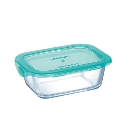 FIAMBRERA DE VIDRIO RECTANGULAR CON TAPA LUMINARC 37CL (1/3)