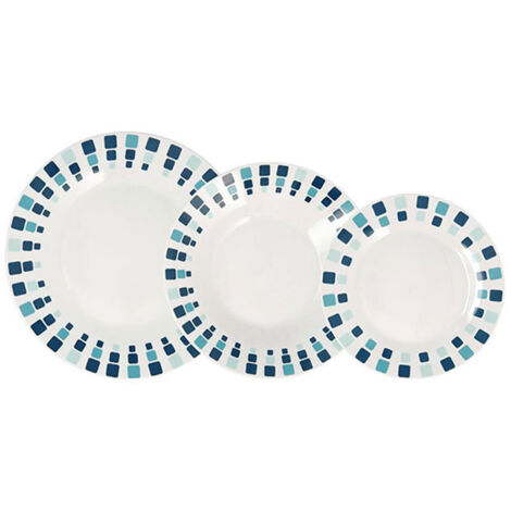 VAJILLA PORCELANA SIMETRIC 18 PIEZAS (1/5)