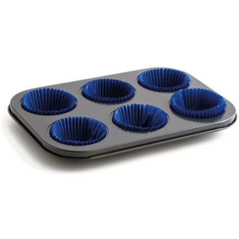 Molde para Repostería Quid Sweet Acero Inoxidable (27 x 19 x 3 cm) (6 Raciones) (1/2)