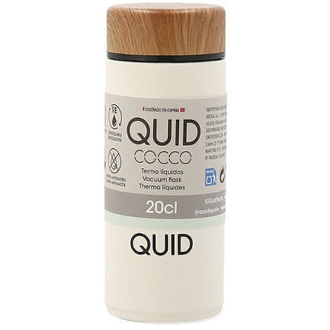 Botella Térmica Quid Cocco Blanco Antigoteo 200 ml Metal (1/3)