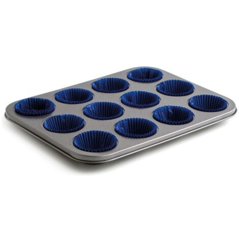 BANDEJA MOLDE 12 CUPCAKES SWEET GREY 38CM (1/2)