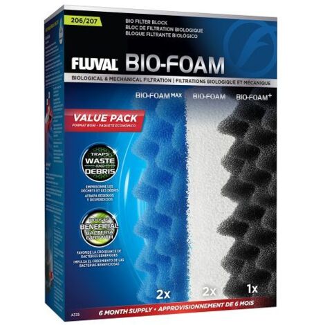 Pack de Bio-Foam para 6 meses para Fluval 07