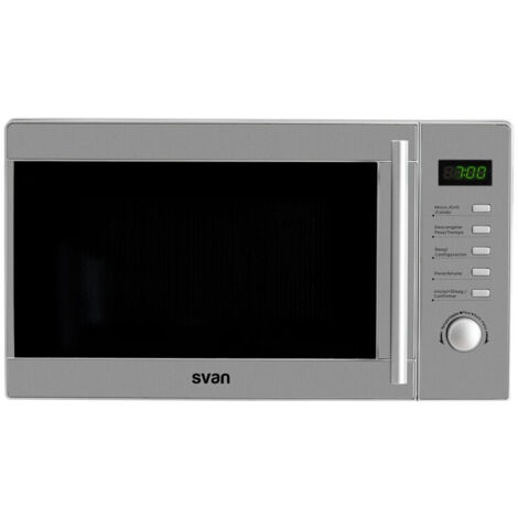 Microondas 20L SVAN SMW2700DGX Inox   Esmaltado en gris con ilum (1/2)