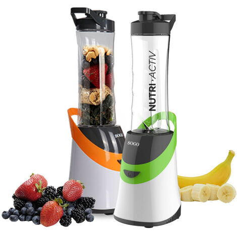 Batidora de Vaso Individual Sogo SS-5515 350W con 2 Botellas de 600ml (1/5)