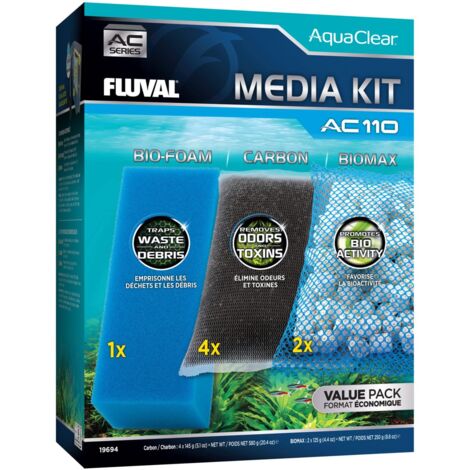 Kit de materiales filtrantes para filtro AquaClear Fluval AC