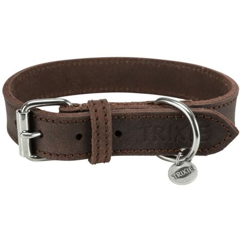 Collar para Perro Trixie Rustic Marrón oscuro S/M 34-40 cm (1/5)