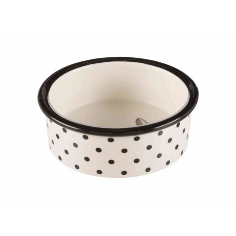 Comedero para Perro Trixie Blanco Negro 300 ml (1/4)