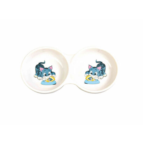 Comedero para Gato Trixie Blanco (1/2)