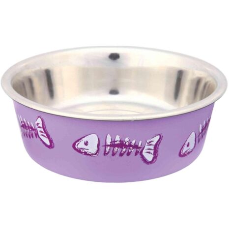 Comedero para Gato Trixie Acero Inoxidable Ø 12 cm (1/3)
