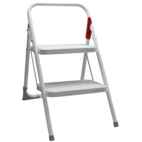 TABURETE DOMESTICO PLEGABLE M10 2 PELDAÑOS BLANCO - MET003 BLANCO (1/2)