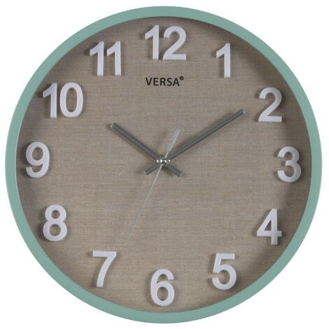 RELOJ PARED REDONDO VESTA MINT (1/3)