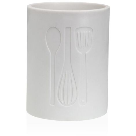 PORTAUTENSILIOS COCINA BLANCO (1/2)