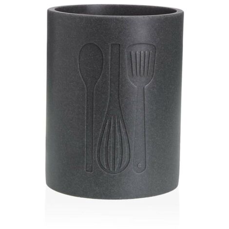 Bote para Utensilios de Cocina Versa Resina Cerámica 13 x 17,5 x 13 cm (1/2)