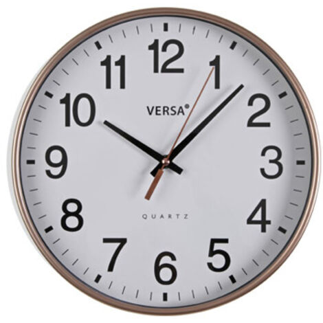 RELOJ PARED REDONDO BLANCO (1/2)