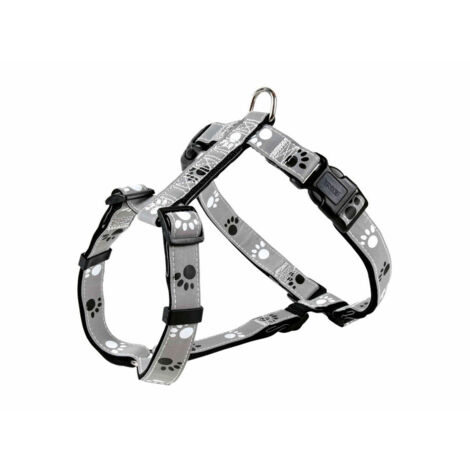 Arnés para Perro Trixie Silver Reflect Negro Gris M/L (1/2)