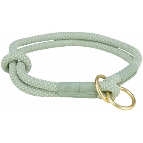 Collar de Adiestramiento para Perros Trixie Soft Rope Verde Menta L/XL 55 cm (1/4)