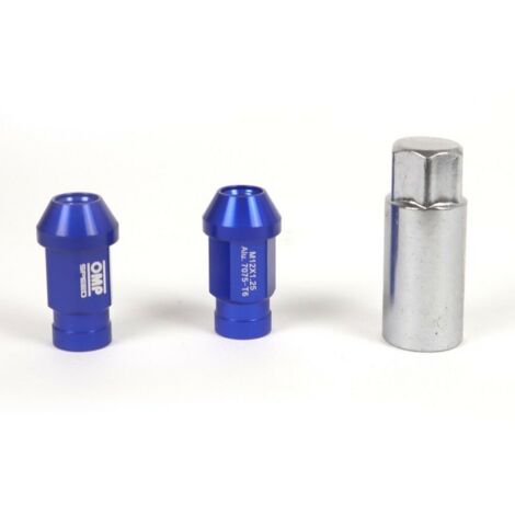 Set Tuercas OMP 7075 Azul 20 uds M14 x 1,25 (1/3)