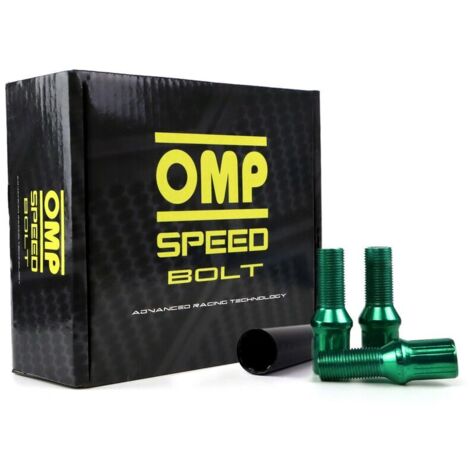 Set Tuercas OMP 27 mm Verde 20 uds M14 x 1,25 (1/5)