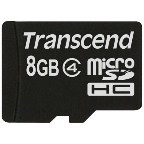 Transcend microSDHC          8GB Class 4 (1/2)