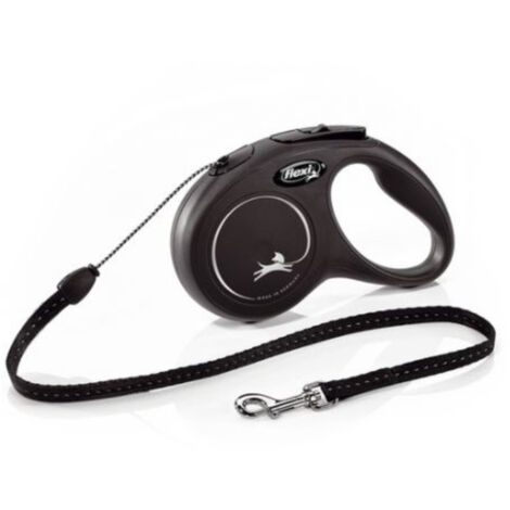 croci correa perro flexi new classiccord s 5mt negro c5055140