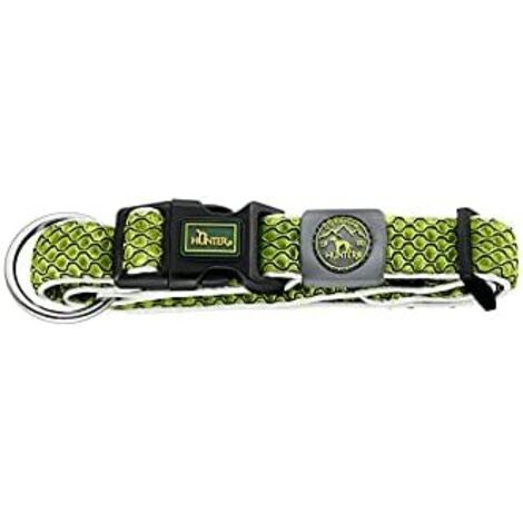 Collar para Perro Hunter Vario Plus Hilos Talla L Lima (40-60 cm)