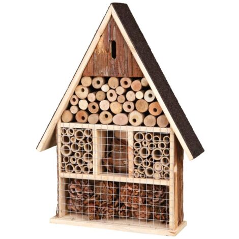 Furniture Limited - Hotel de insectos madera de corteza 35x50x9 (1/2)