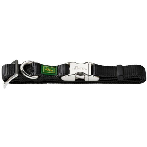 Collar para Perro Hunter Alu-Strong Negro Talla L (45-65 cm)