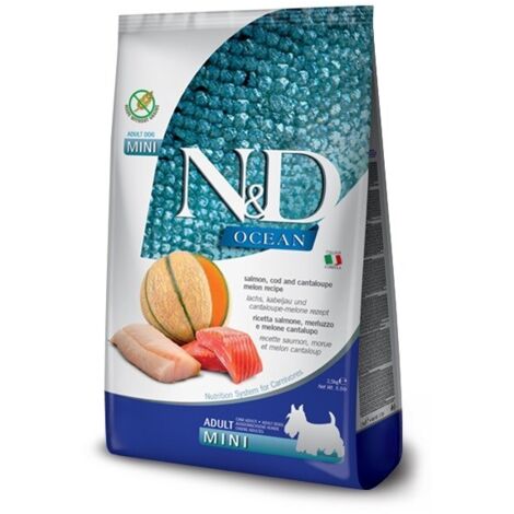 FARMINA ND OCEAN DOG SALMÓN BACALAO MELÓN 25 kg (1/2)