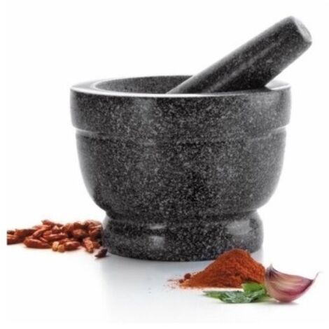 Mortero cocina con mano 14cm granito/marmol LACOR (1/5)