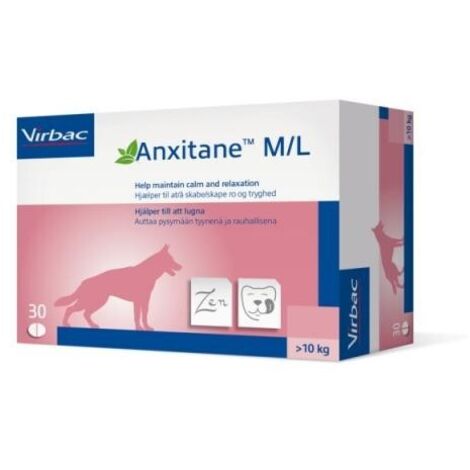 ANXITANTE M/L relajante natural para Mascotas de Más de 10 Kg -