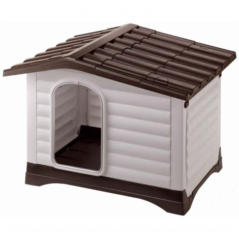 Caseta para perros Villa 90 gris 88x72x65 cm 87255099 Ferplast (1/5)