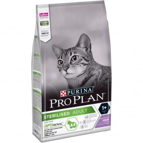 Pienso PURINA PRO PLAN STERILISED PAVO para gatos esterilizados -