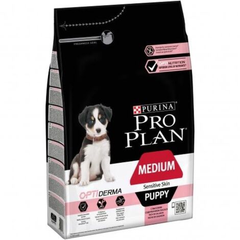 Pienso PURINA PRO PLAN MEDIUM OPTIDERMA SALMÓN para cachorros -