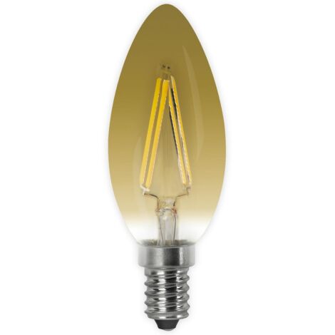 Bombilla LED Filamento Vintage Vela E14 4W Matel (1/4)