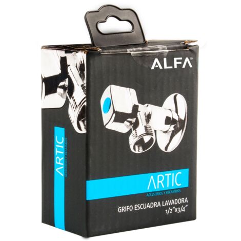 GRIFO ESCUADRA LAVADORA ARTIC 1/2x3/4 (1/2)