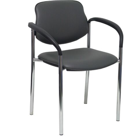 Silla de Recepción Villalgordo Piqueras y Crespo SP600CB Gris oscuro Con reposabrazos (1/5)